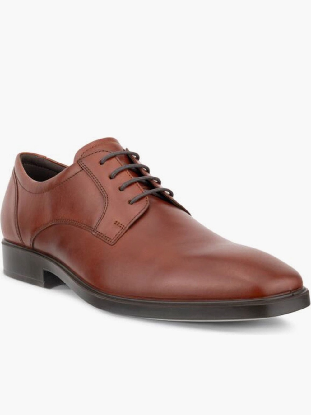 Ecco Cognac Metropole Milan Derby Size 11 - 11.5 New